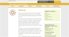 Desktop Screenshot of immunizationcoalitions.org